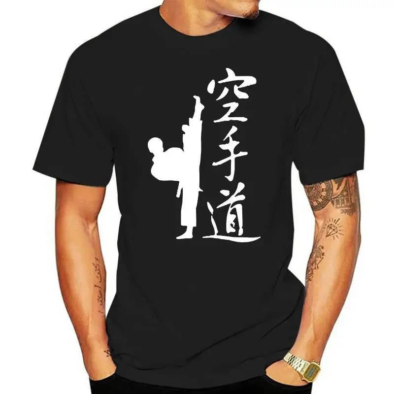 Karate Samurai Printed T Shirt Men Fashion Casual Cotton Short Sleeve T-shirt Summer Hip Hop Tees Shirts Fitness Streetwear