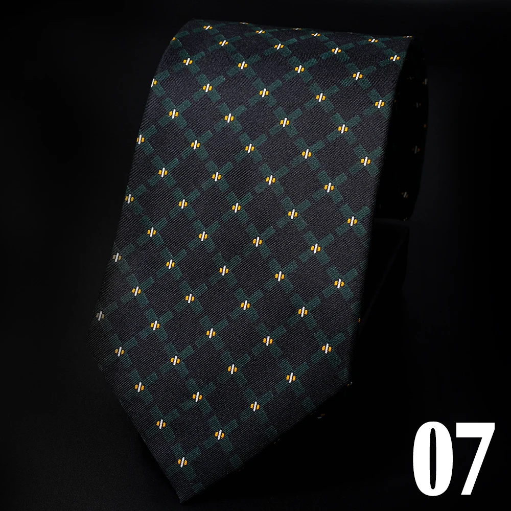 100% Real Silk Men Necktie 10cm Wide Classic Business Formal Neck Tie Luxury Pure Natural Silk Knit Woven Necktie For Wedding