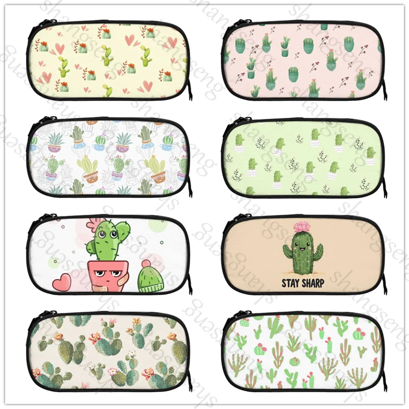 

Cactus Cartoon Pencil case large capacity pencil case multifunctional stationery storage bag student learning supplies gift