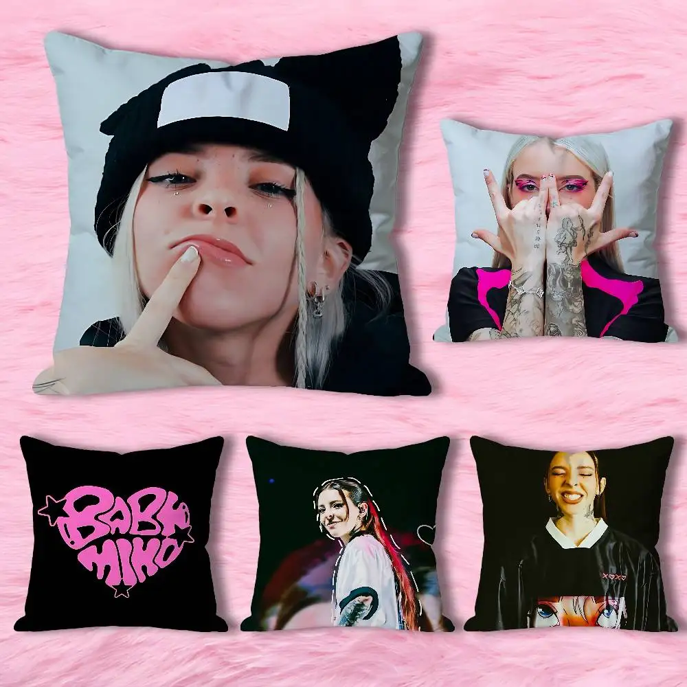 

Y-Young Singer M-MikoS Pillow Cases for Bedroom Living Room Sofa Home Decor Polyester Cushion Cover with Zipper