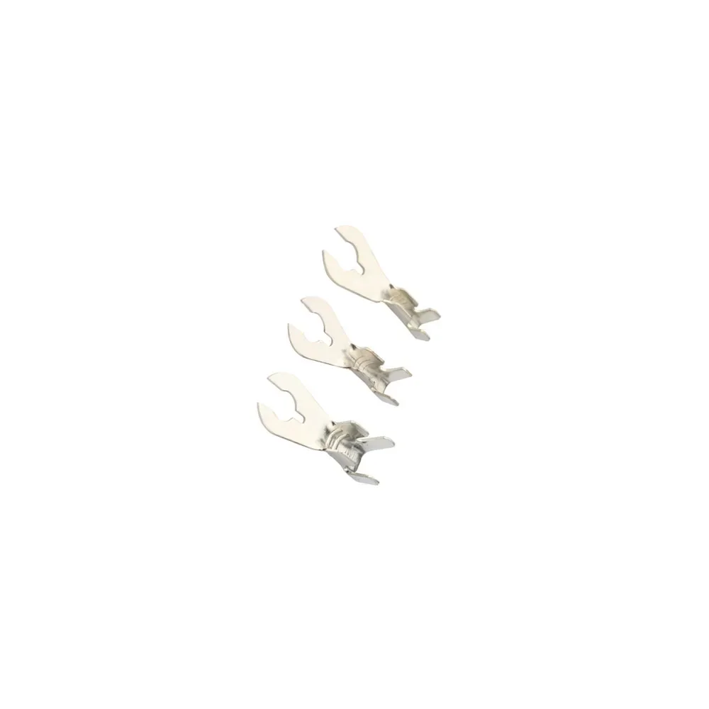 100pcs/lot 4.2 feet fork cold terminal crab legs shape connector Brass plated tin surface treatment terminals