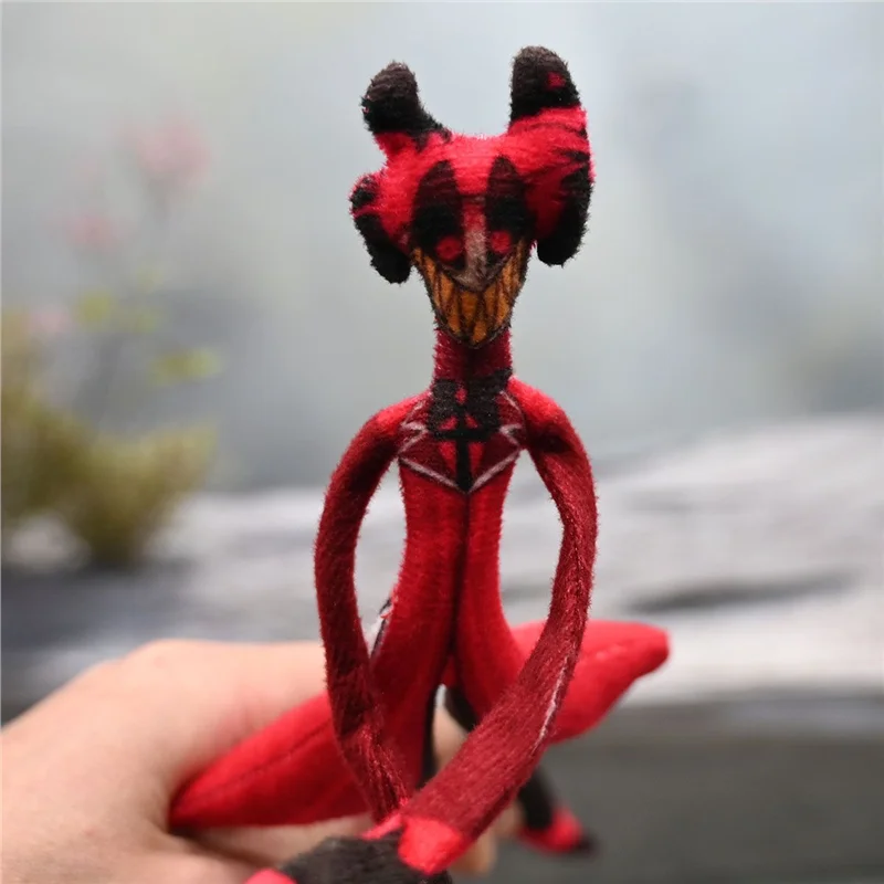 الفنادق Hazbined 28 سنتيمتر Voxes القطيفة Alastor Hazbined الفنادق لعبة Vees Niffty Hazbined الفنادق دمية محشوة الحيوان لعبة لينة ميرش هدية