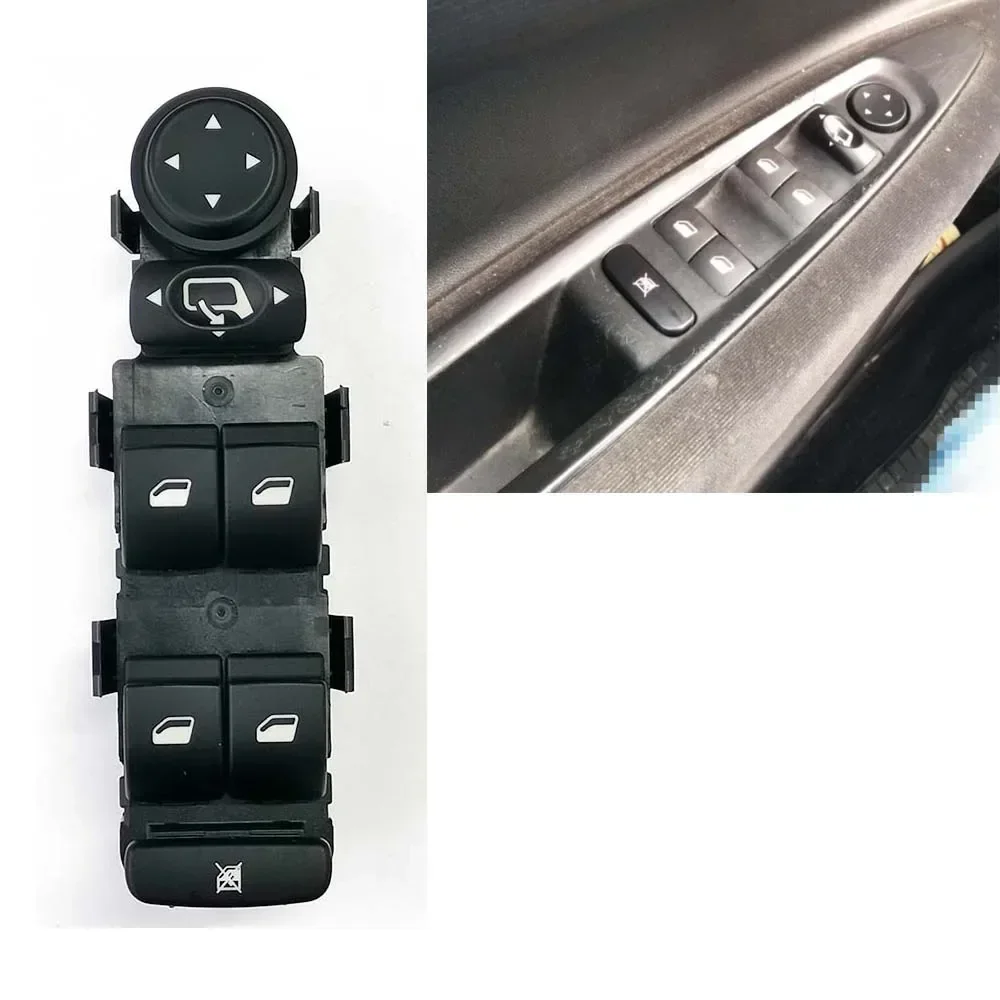 

Front Left Side Electric Power Window Regulator Master Switch Window Regulator Lifter Button Switch For Citroen C4 2004-2010