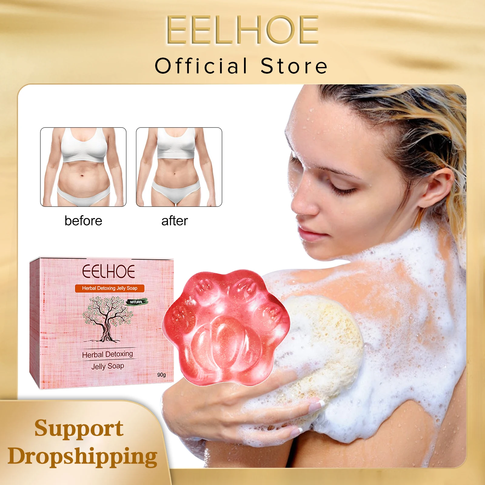 

Herbal Slimming Soap Fat Burner Weight Loss Detoxing Anticellulite Jelly Soap Firming Skin Deep Cleansing Sexy Shaping Body Care