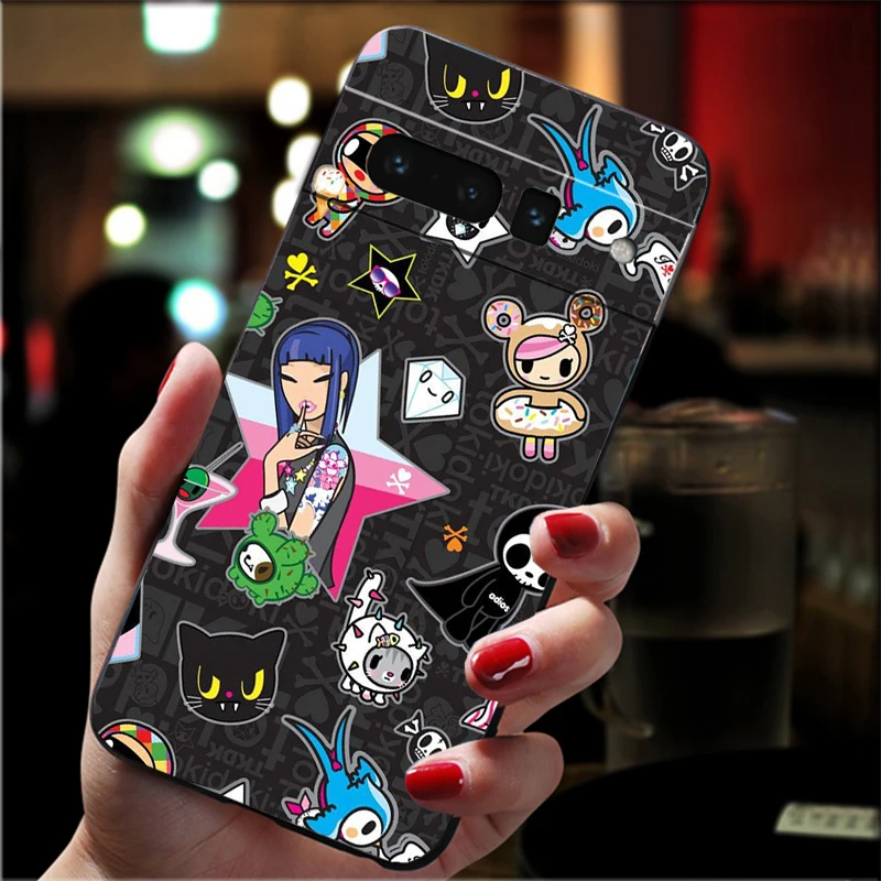 حافظة لهاتف جوجل بيكسل 10 برو XL 9 برو XL 9A 8 7 6 برو بيكسل 8A 7A 6A بكسل 8 7 6 5 لطيف اليابان توكيدوكي اليابانية