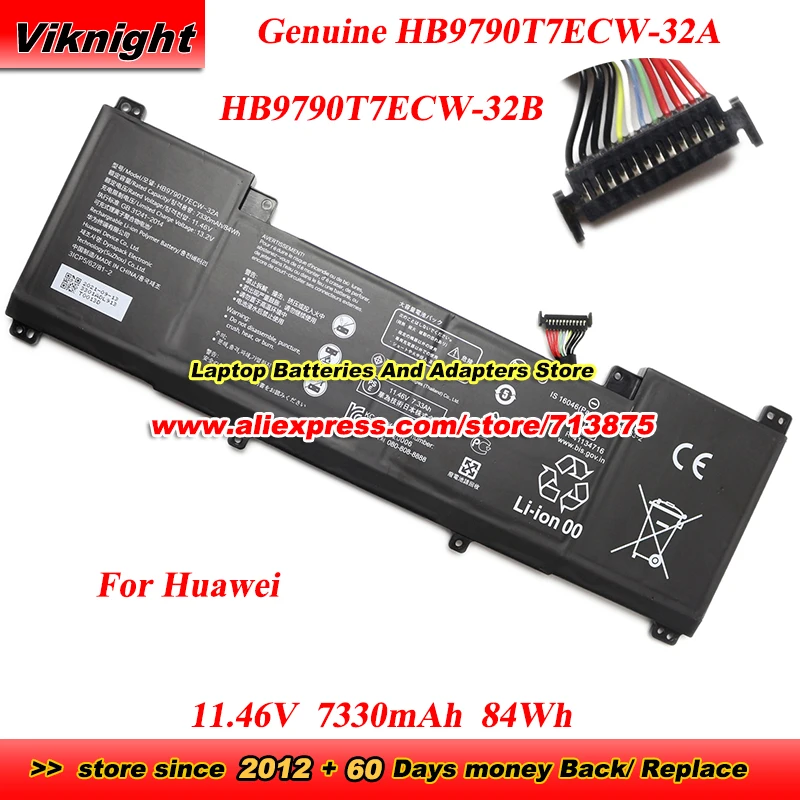 Genuine HB9790T7ECW-32A HB9790T7ECW-32B HB9790T7ECW-32C Battery for Huawei MateBook 16 CREM-WFD9 CREM-WFG9 R7 5800H CREM-WXX9 I9