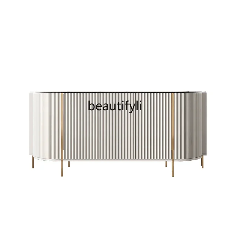 

Talian Shoe Cabinet Light Luxury Rock Slab Entrance Living Room Household Solid Wood Decorative Cabinet Large Capacity