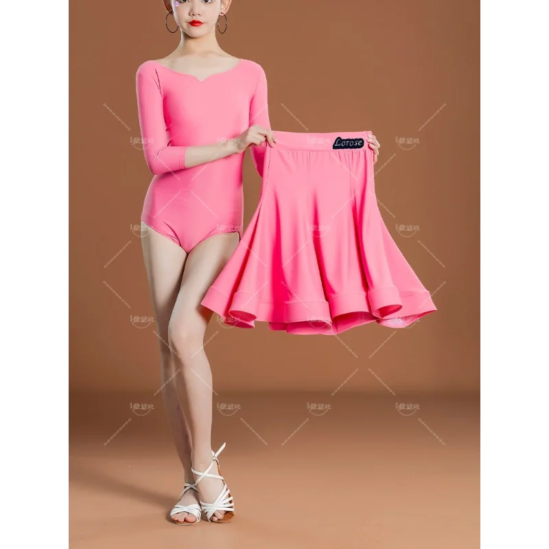 Spring and Summer Girls Latin Dance Costume Professional Competition Clothing Practice Children's Performance Costume