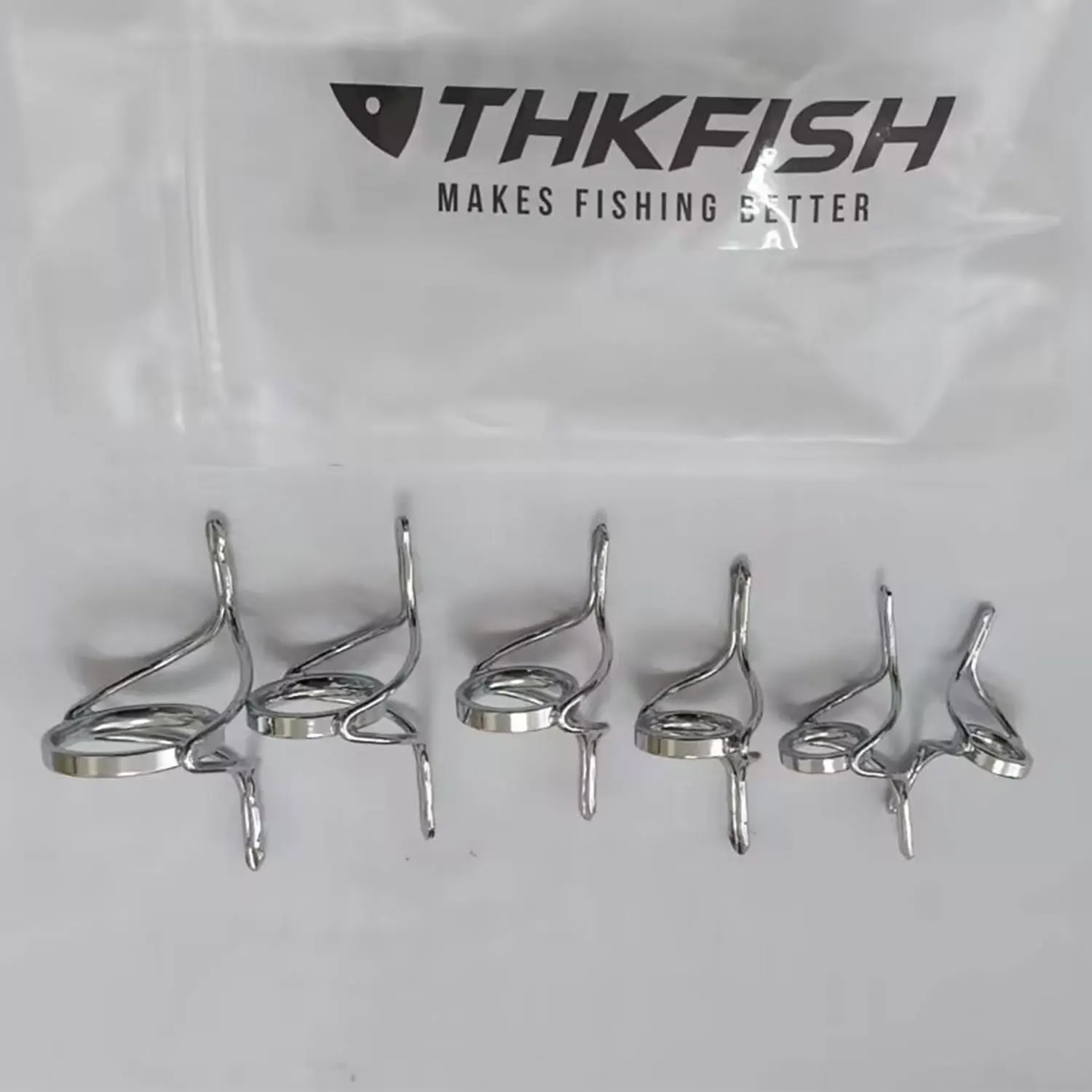 12Pcs Spinning Fishing Rod Guides Silver Integrated All Stainless Steel Saltwater Sea Bait Casting Rod Guide Repair Kit
