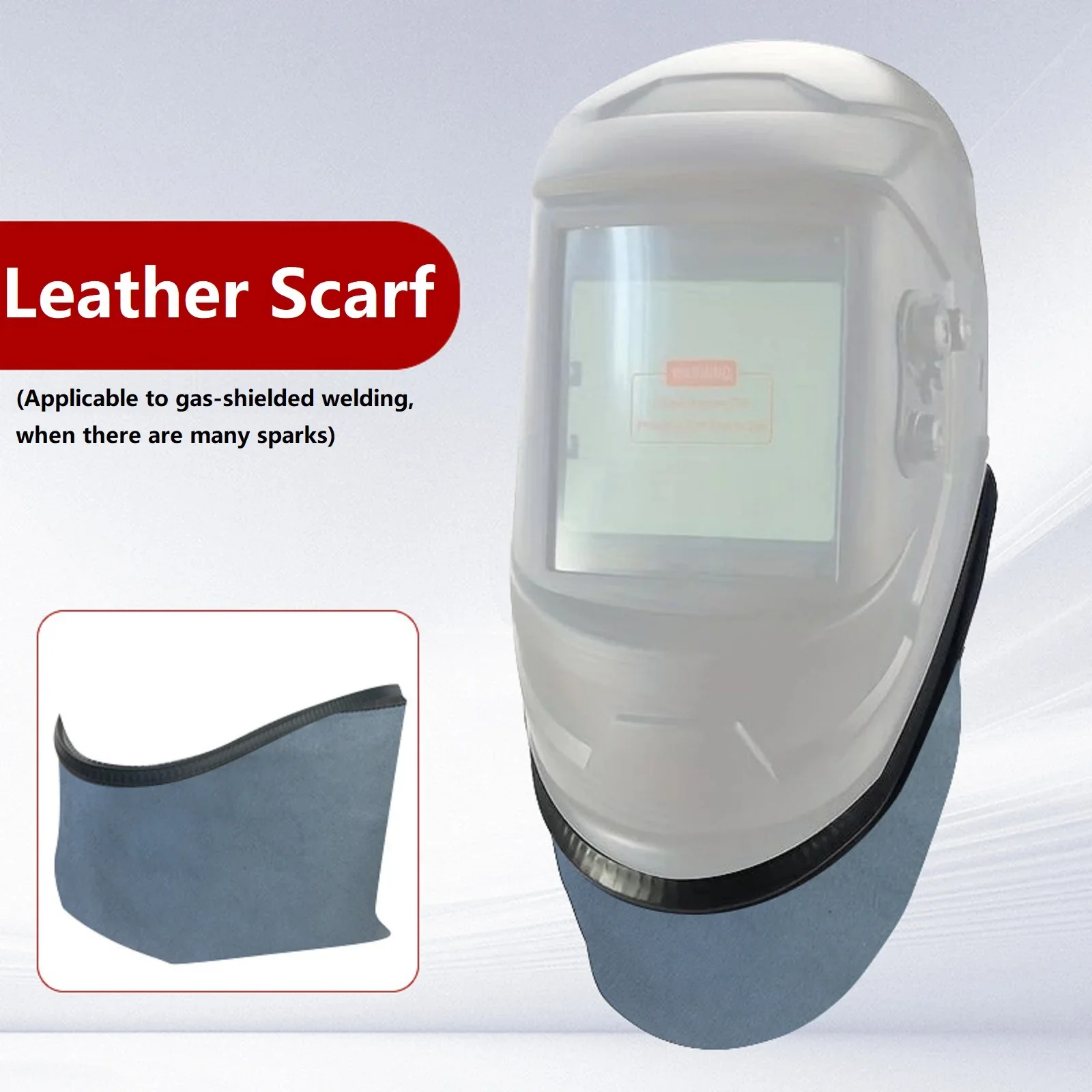 

1pc Wraparound Welding Helmet Bib Removable Anti-scald Splash Scarf Welding Protection Collar Hood Welding Tools Accessories