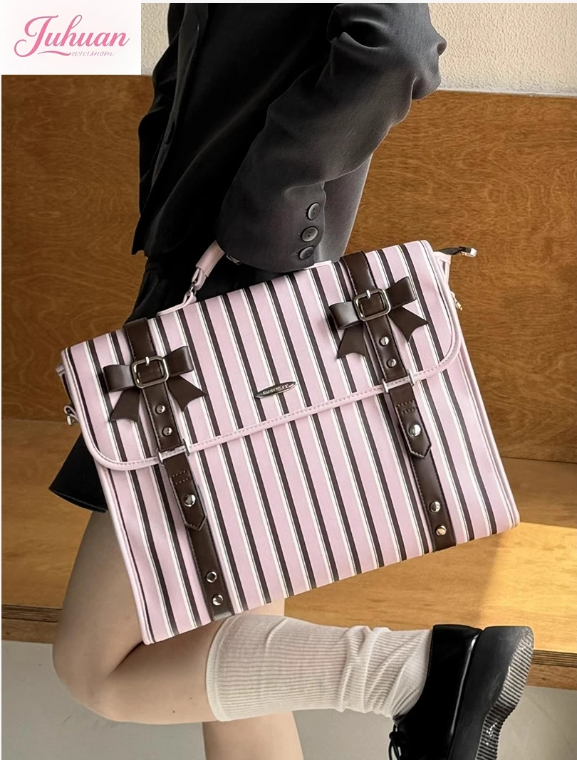 ญี่ปุ่นต้นฉบับผู้หญิงความจุขนาดใหญ่Crossbody Jkกระเป๋าเอกสารพร็อพวิทยาลัยนักเรียนสไตล์วิทยาลัยClassกระเป๋าเป้สะพายหลัง