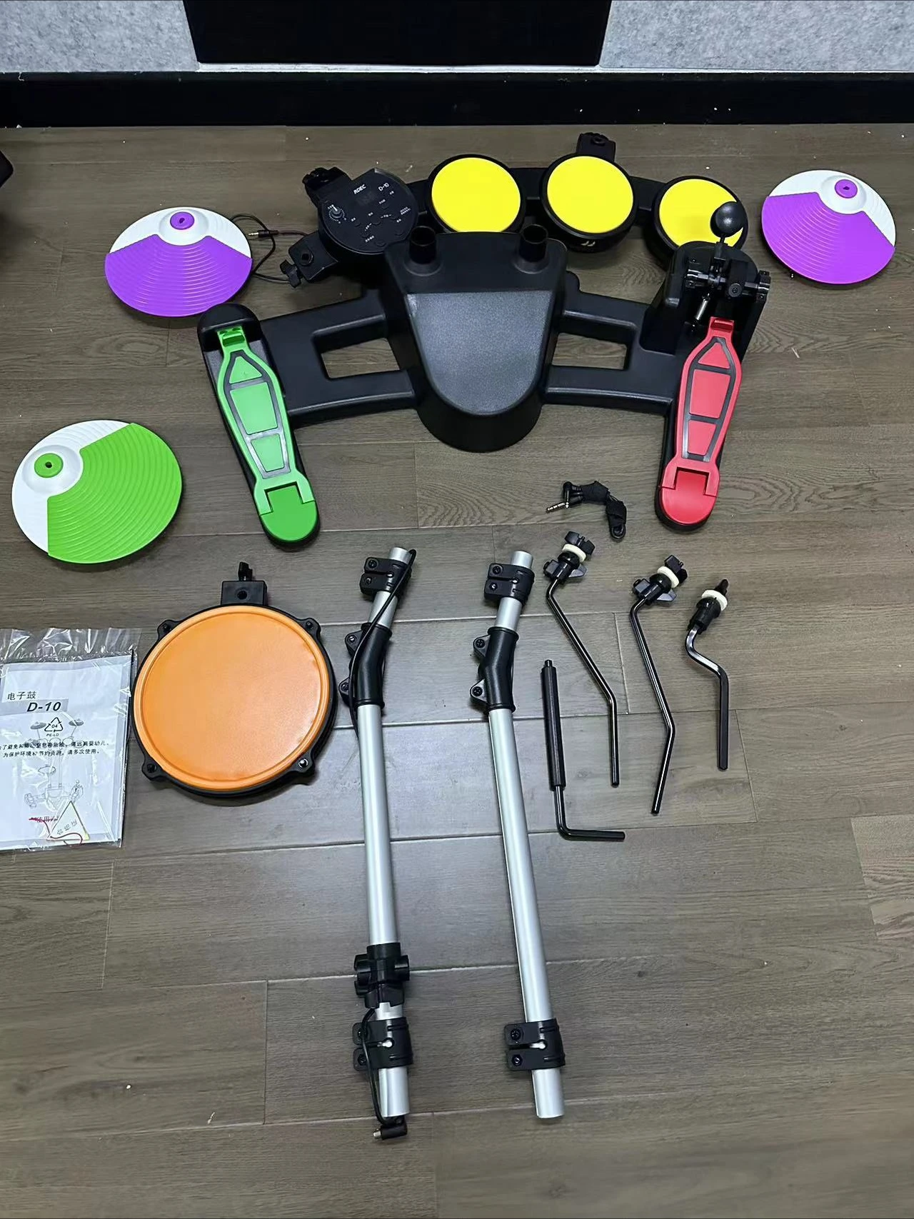 Multi-Color Electronic Drum Se - đánh giá và giá Electronic Drum Kit For Kids