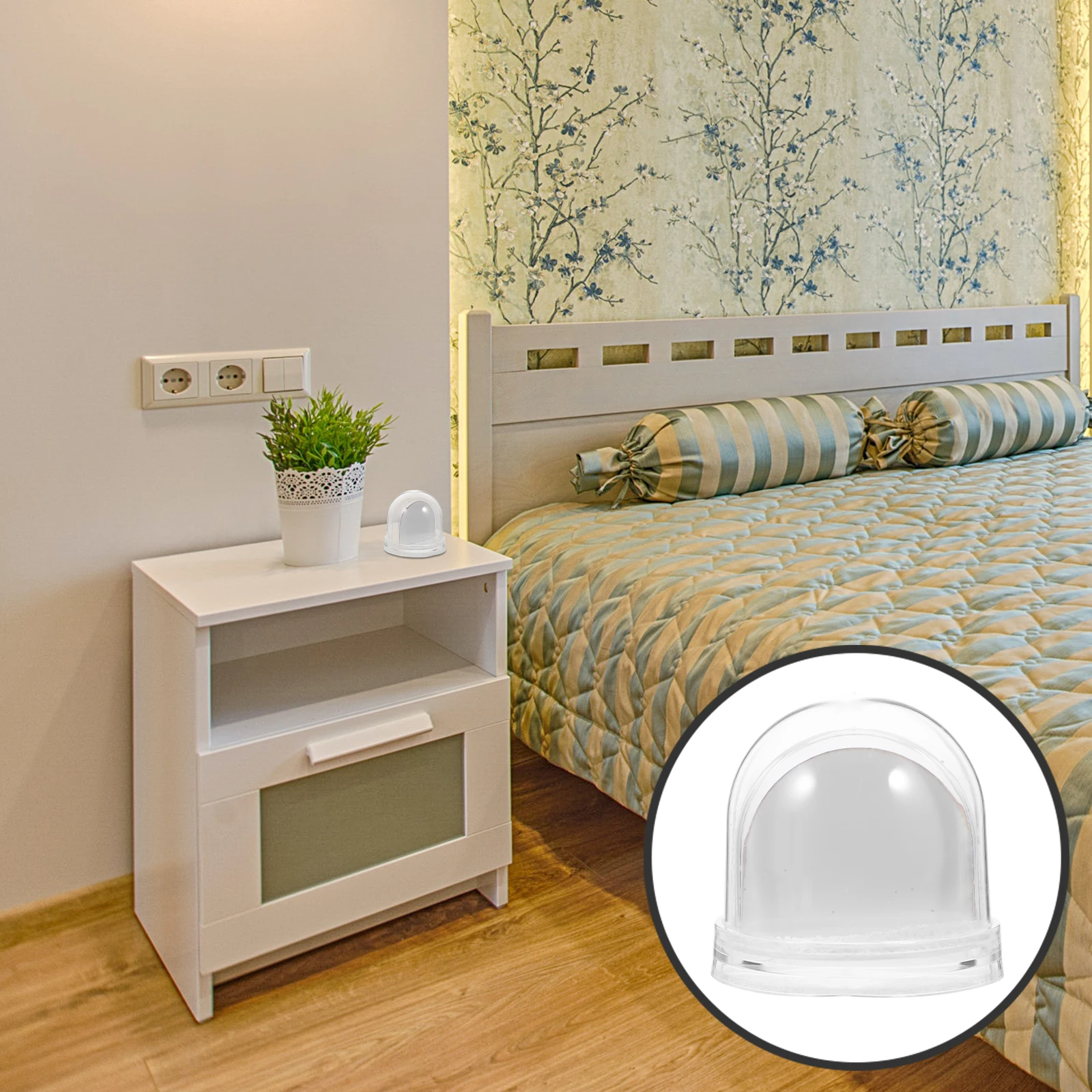 

Photo Snow Globe DIY Mini Blank Frame Safe Material Sublimation Paper Insert Easy Installation for Birthday Wedding