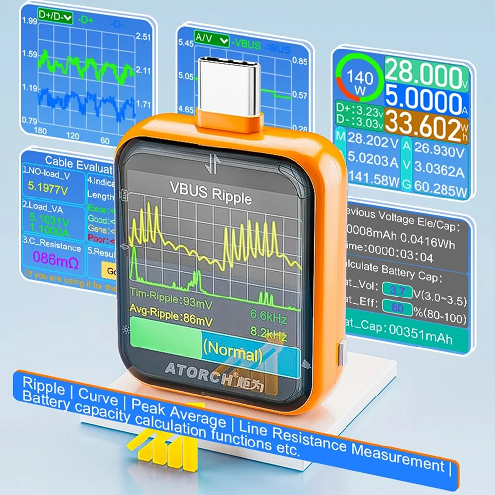 T3 Kontrol Sentuh Sensor Gravi - Usb Ammeter Tester ulasan dan harga