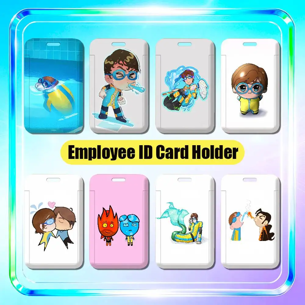For Waterboy Dispatch Employee ID Card Holder Office Badge Student Bank Work Credit Holders Hard Case Shell