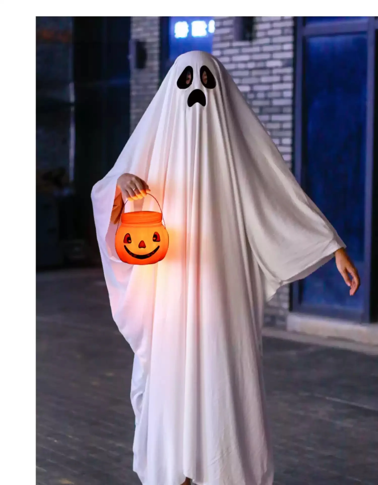 Halloween Cloak Cape Ghostes Hooded Cloak Cape Robe Ghostes Poncho Funny Cosplay Clothes Ghostes Costume Cape Adult Kids