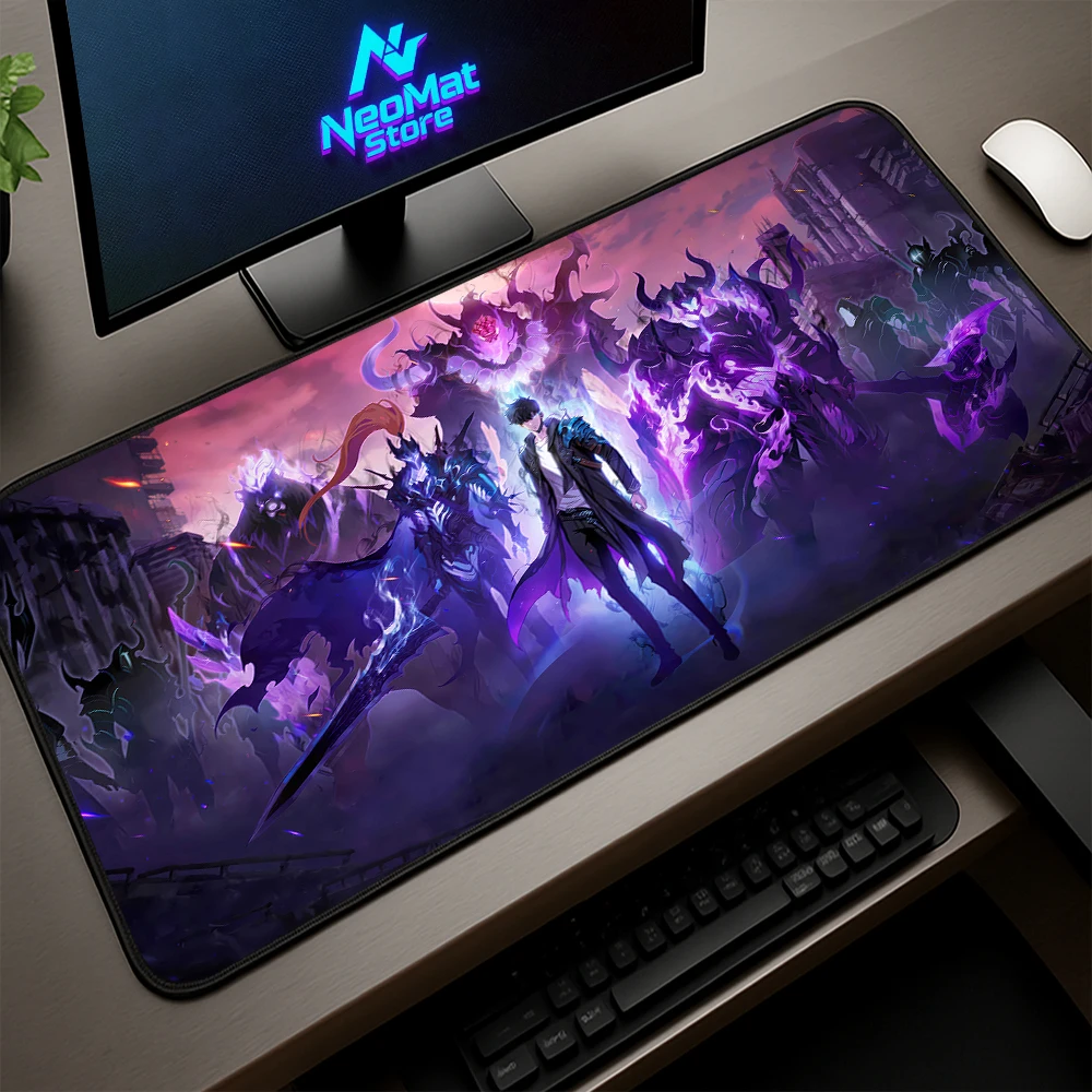 

Solo Leveling Mouse Pad Gamer Accessories Mousepad Xxl Computer Keyboard Mat Rubber Carpets Desk Protector 1000x500mm Anime