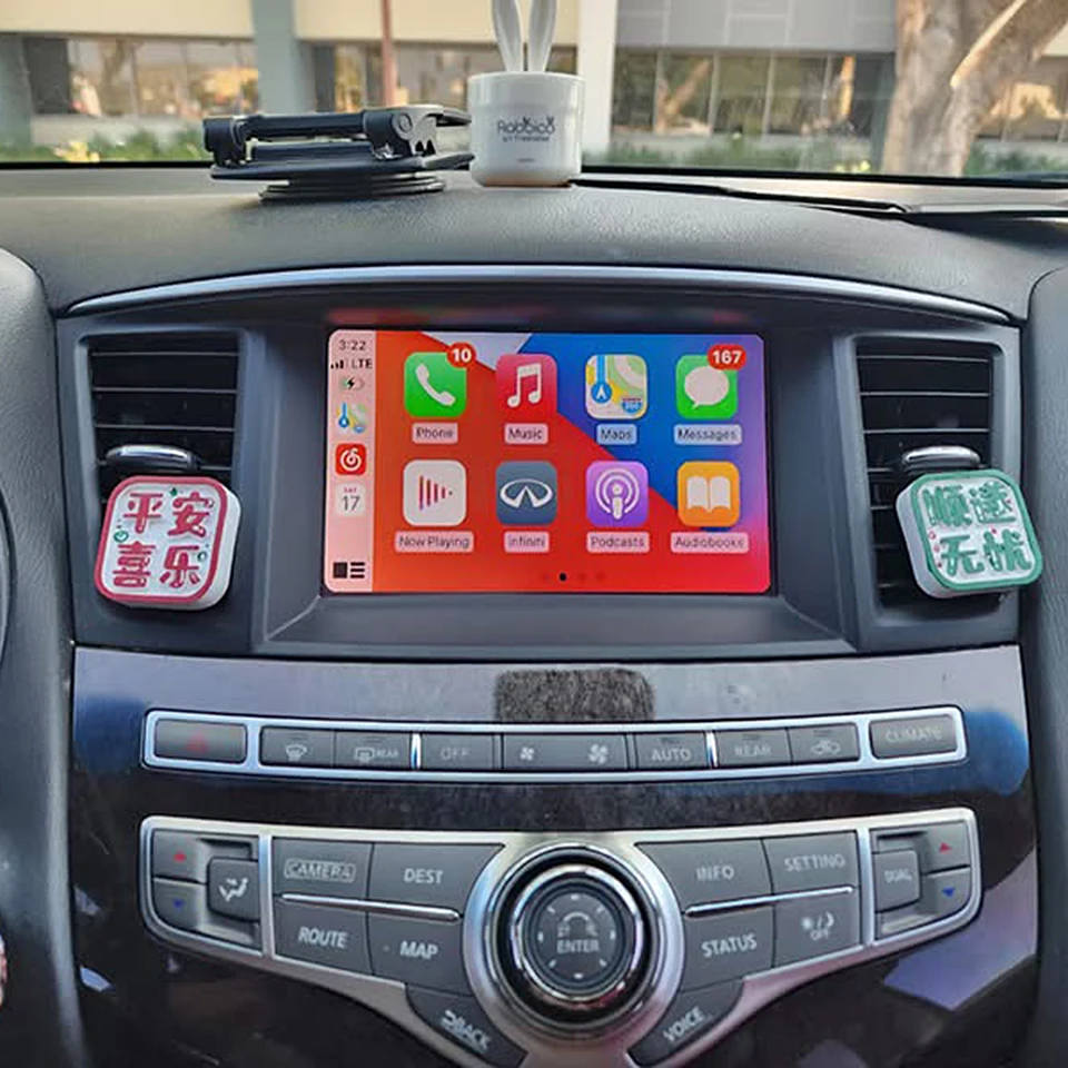 Smart phone Mirror Link Wireless CarPlay Android Auto Upgrade Module for Infiniti QX60 2014 2015 2016 2017 2018 2019 2020