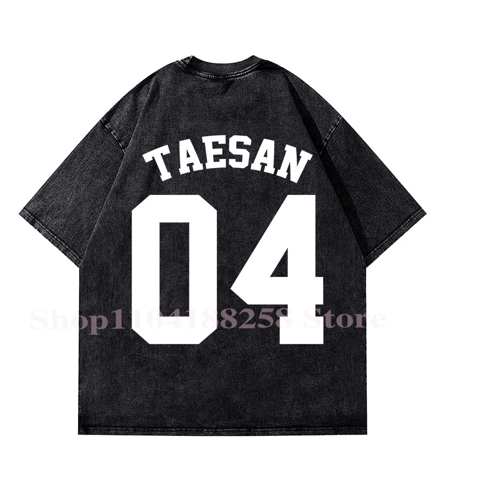 BOYNEXTDOOR Taesan T-shirts Women Men Cotton Wash Clothes Trend Casual Short Sleeve Top