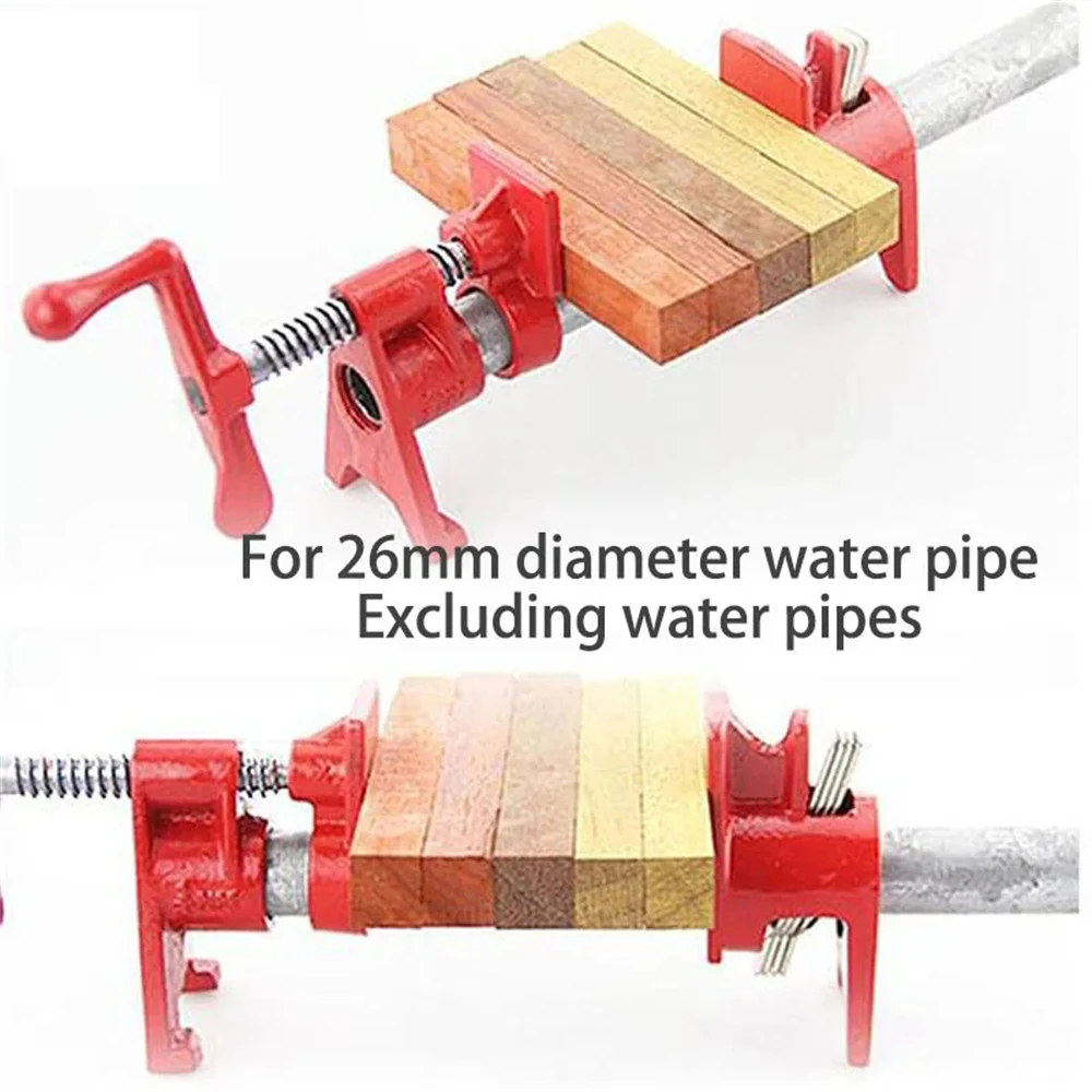 1/2 "3/4" Zware Houtlijmen Buisklem Gietijzeren Buisklem met Beschermkap voor Metaalbewerking Houtbewerking Frame Asse