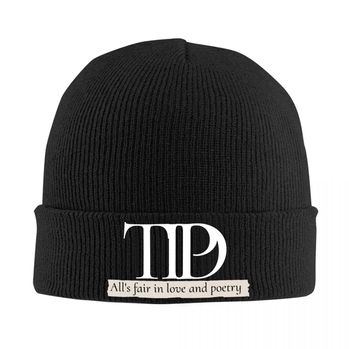 TTPD The Tortured Poets Department Knitted Hats Quality Fashion Graphic Unisex Headwear Knitted Caps