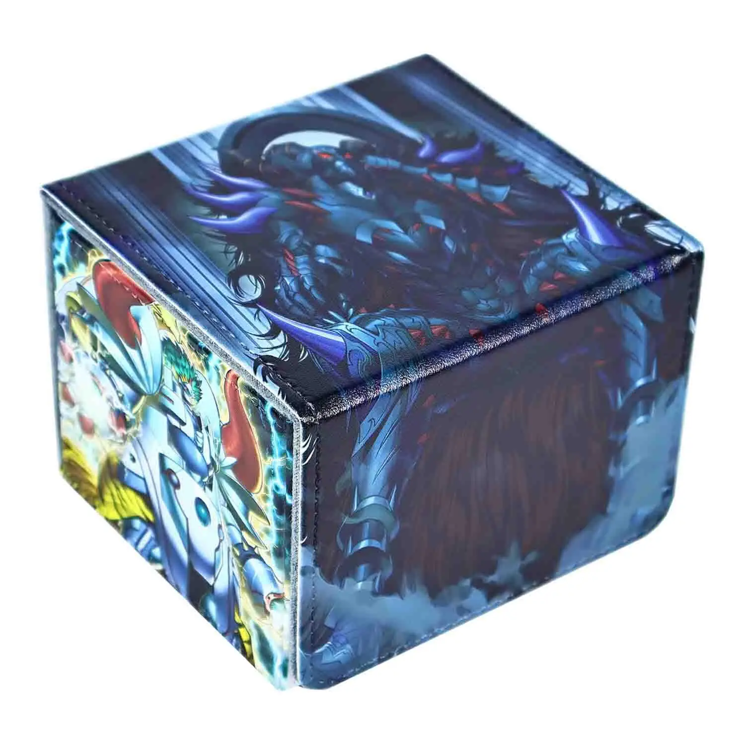 

Diy Self Made Yu-Gi-Oh! Monarchs Card Storage Box Ygo Erebus The Underworld Monarch High-End Leather Card Storage Box Gift Toys