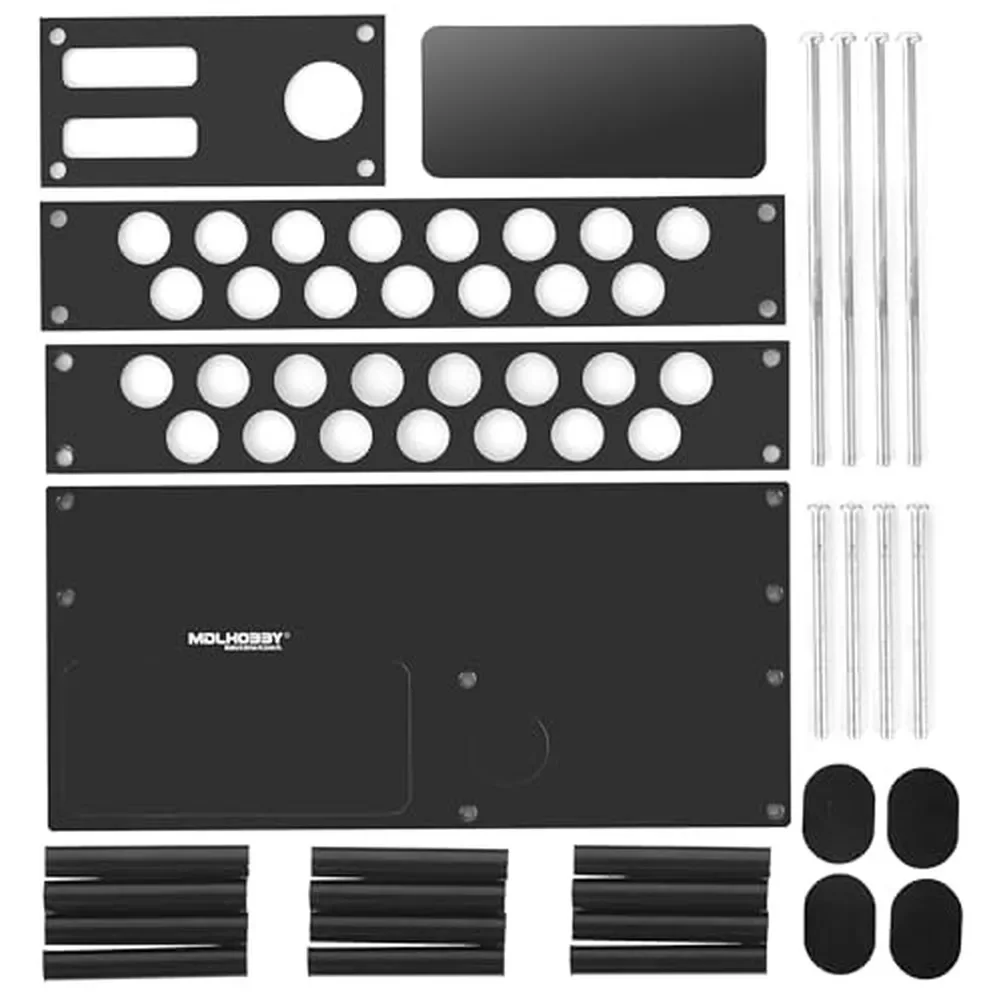 Compact Multifunctional Tool Rack for Efficient Storage of Screwdrivers Small Tools and Accessories in Workshop