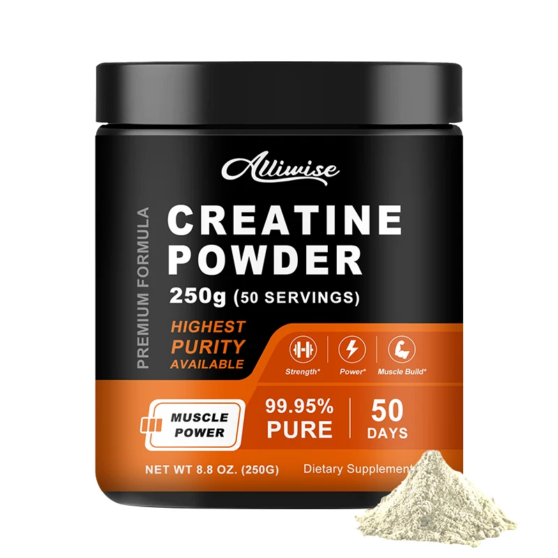 Alliwise Creatine Powder Nutritional Supplements for Pre Workout, Muscle Building&growth Supports Sport Energy and Strength