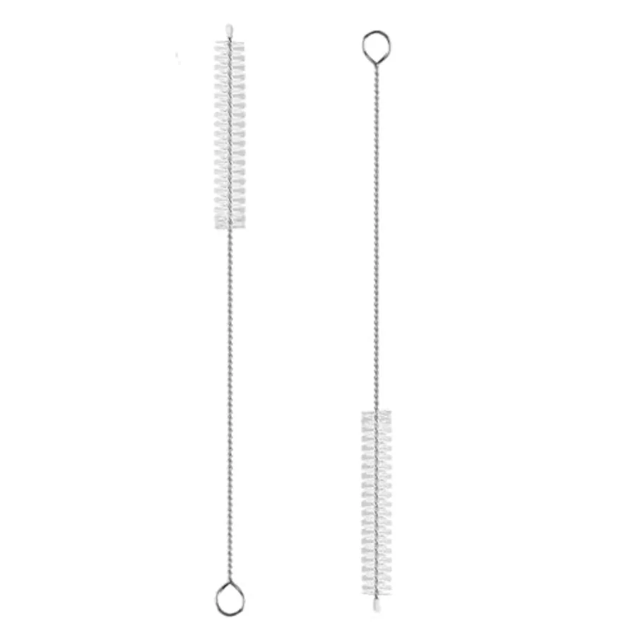 

2 Pack Straw Cleaner Brush, Reusable Metal Handles Straw Cleaner Brush Extra Long for Stanley Mug 40, 30, 20 oz, 10mm Wide for