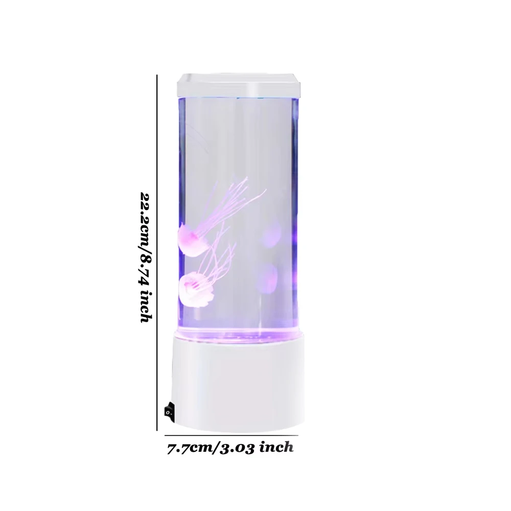 Lampada medusa multicolore Atmosfera creativa Luce notturna Alimentata tramite USB per soggiorno Camera da letto Illuminazione per decorazioni per la camera dei bambini