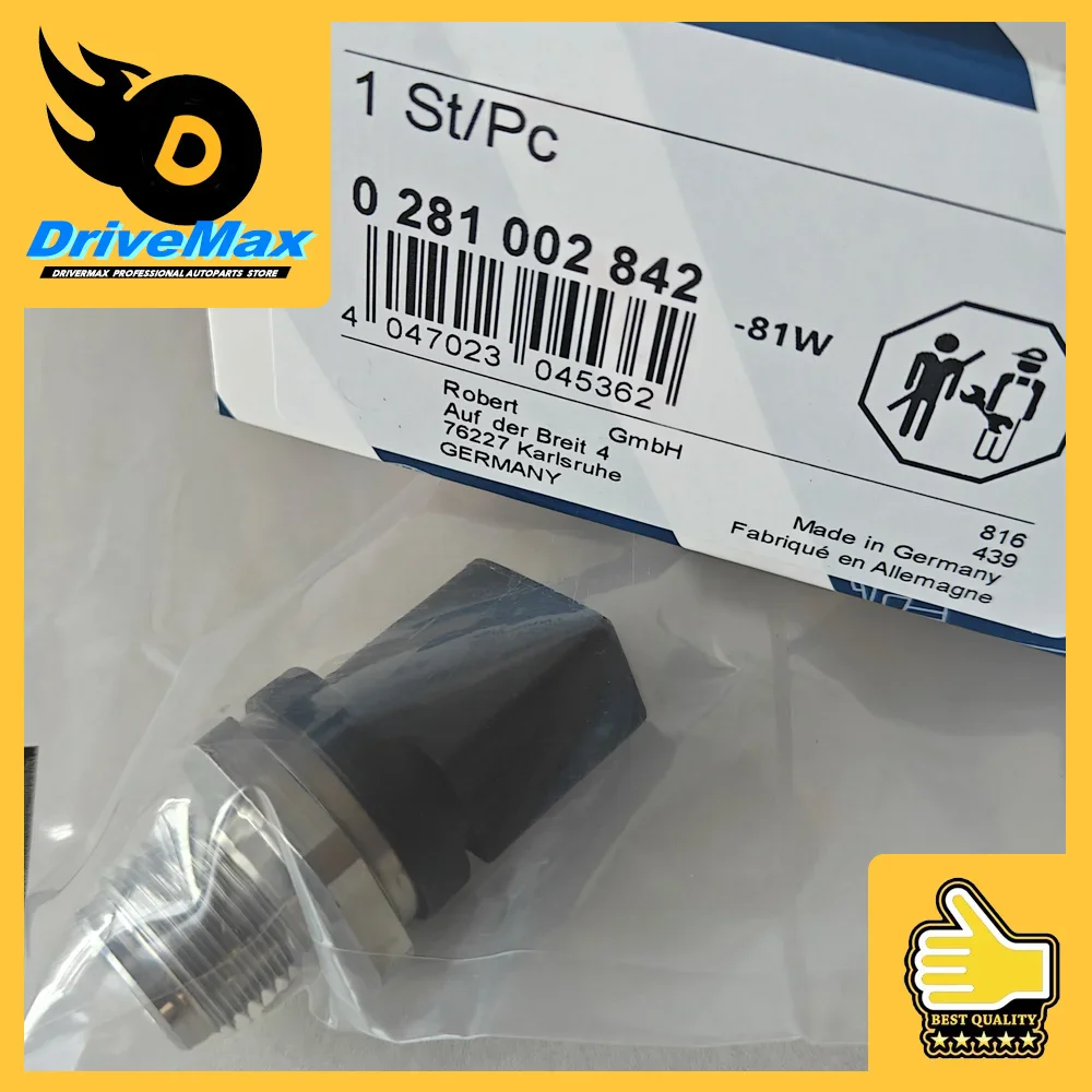 NEW 0281002842 Fuel Injection Pressure Sensor 0281002843 281002842 For D-odge Sprinter 3500 Benzz E-CLASS S-CLASS
