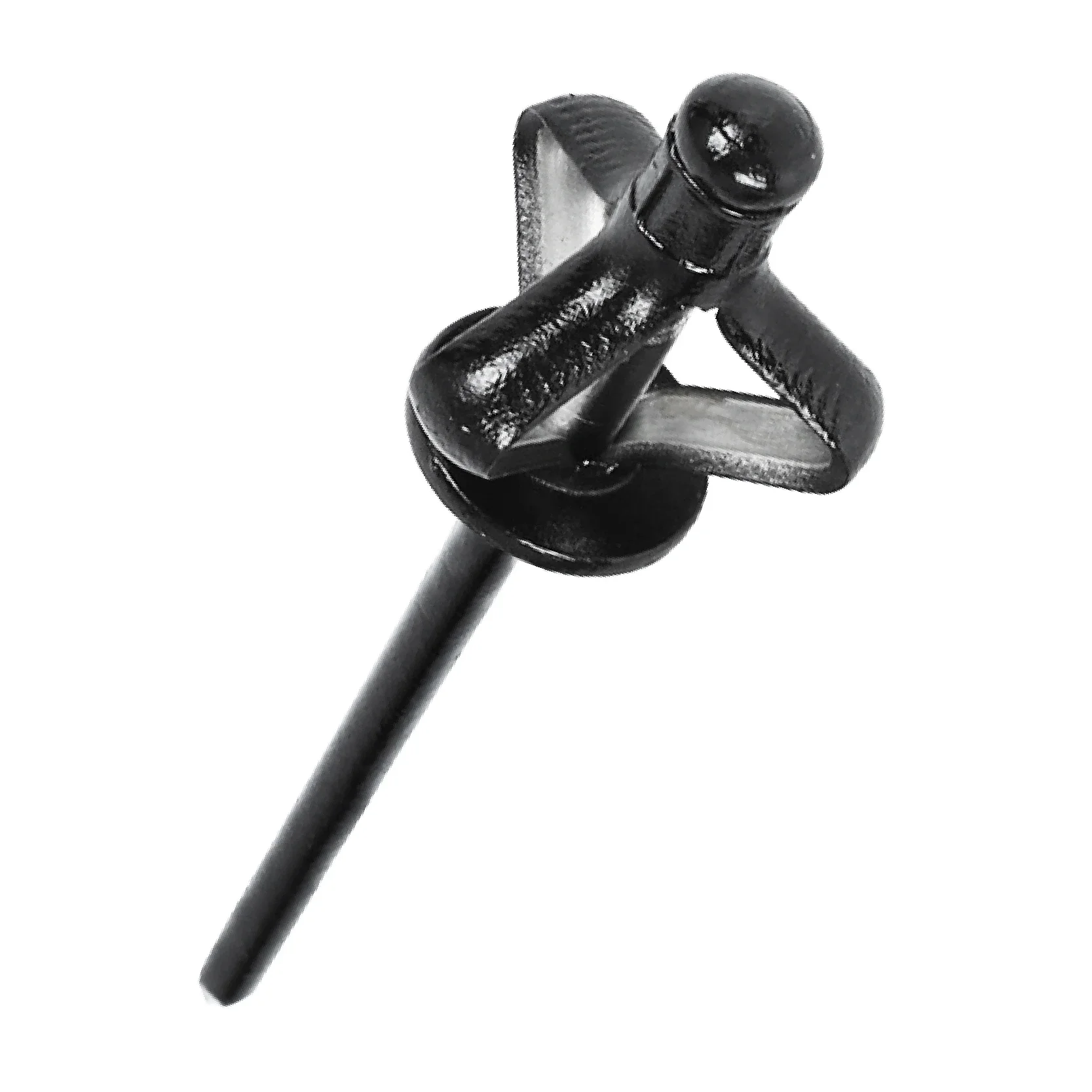 50Pcs Full Black Painted Aluminum Tri-Fold Exploding Pop Rivets Large Flange Blub Blind Rivet Car Interior Air Conditioner