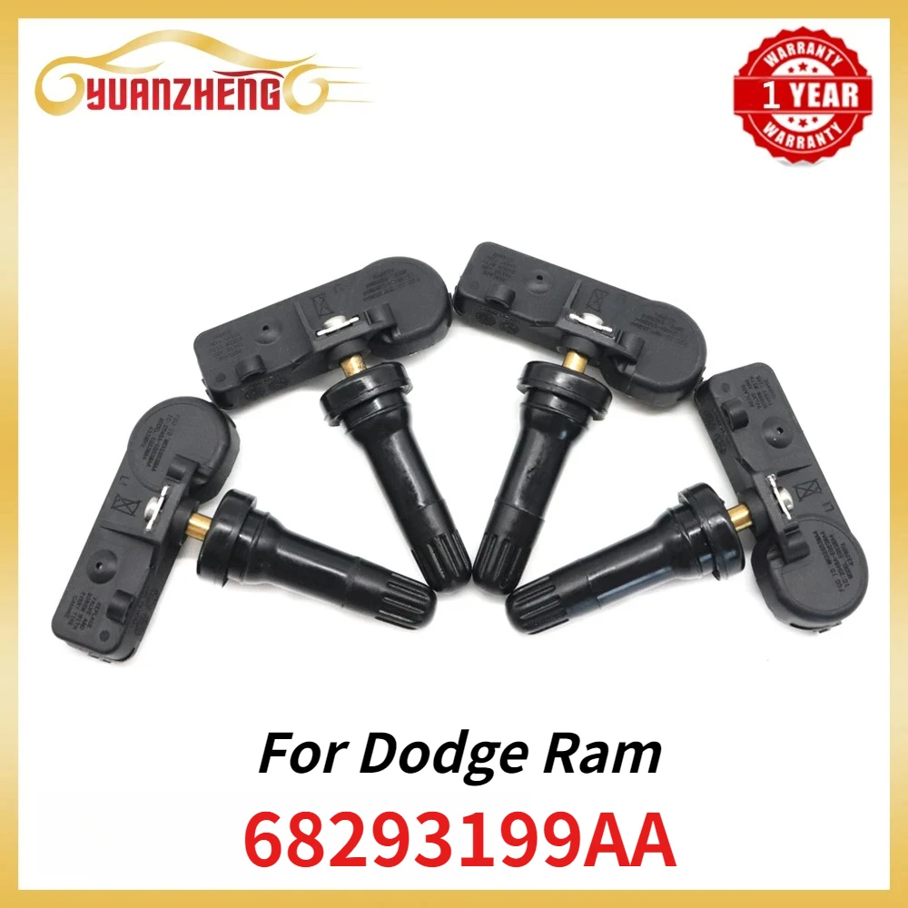 

Для Dodge Ram 1500 2018/01-2026/12 НОВЫЙ 68293199AA Автомобильный датчик давления в шинах Система мониторинга 433 МГц 68293199AB