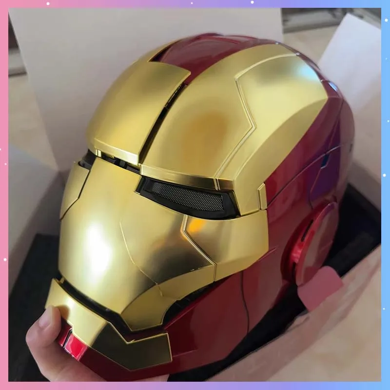 

Iron Man Mask MK5/MK50 1:1 Wearable Helmet Remote/Voice Control Cosplay Automatic Helmet LED Light Toy Costumes Party Props Gift