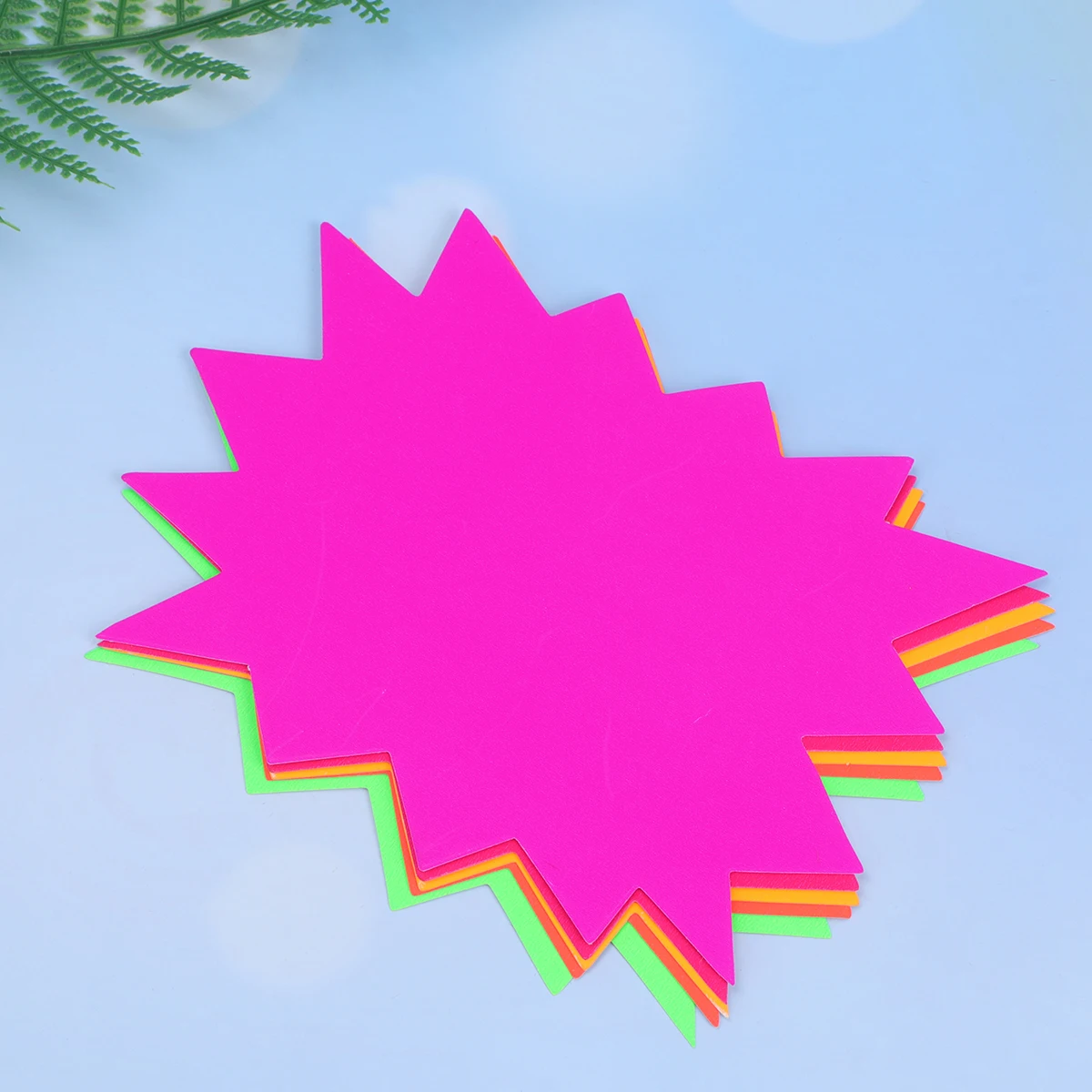 

Fluorescent Price Tags Bright Paper Goods Tags For Jewelry Watch Retail Supermarket (Orange Green Purple Rosy