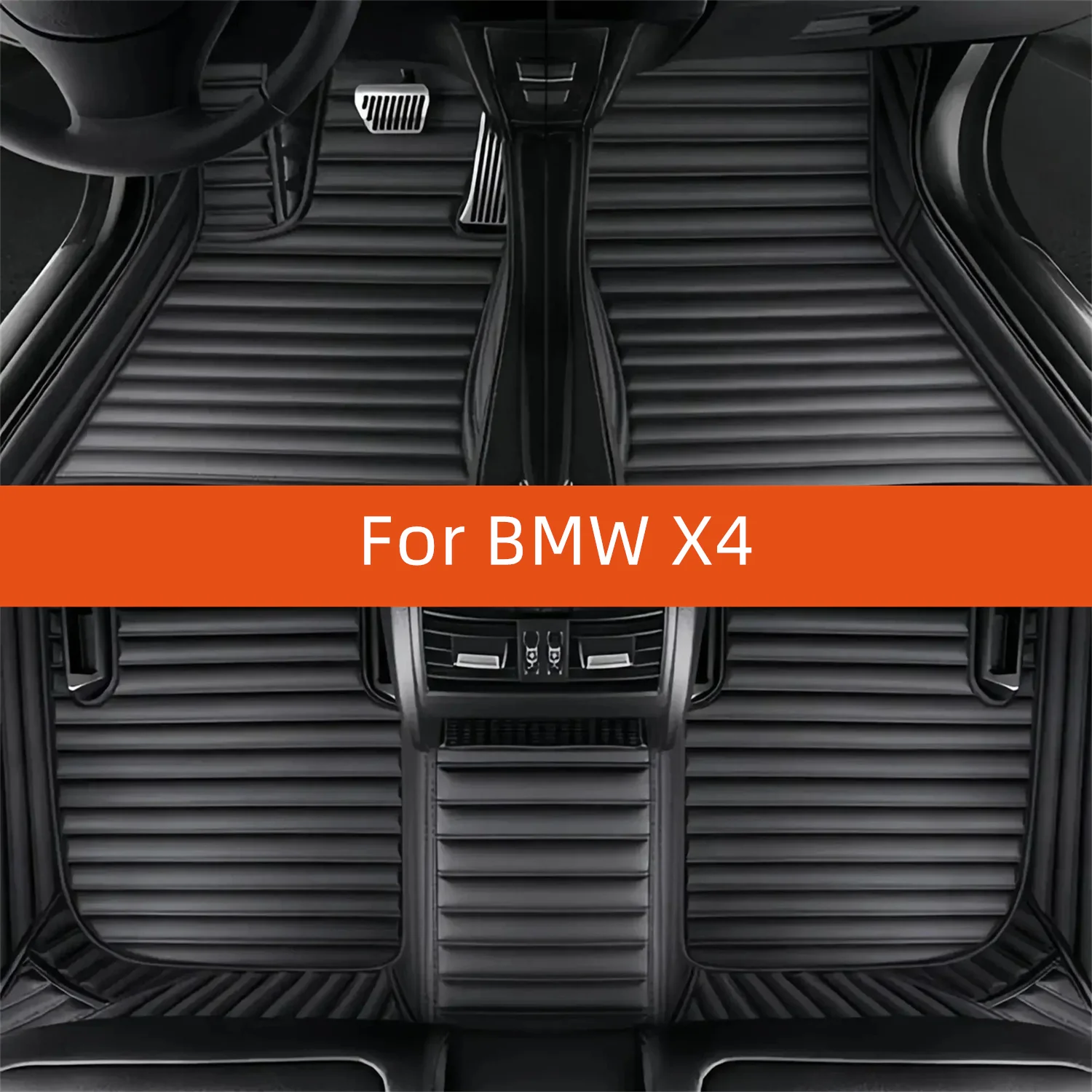 

Custom Leather Car Floor Mat For BMW X4 2014 2015 2016 2017 2018 Car Mat Interior Accessories