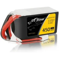 Tattu 11.1V 3S 450mAh 75c LiPo battery pack with xt30 plug for multirotor FPV 90 to 150 size