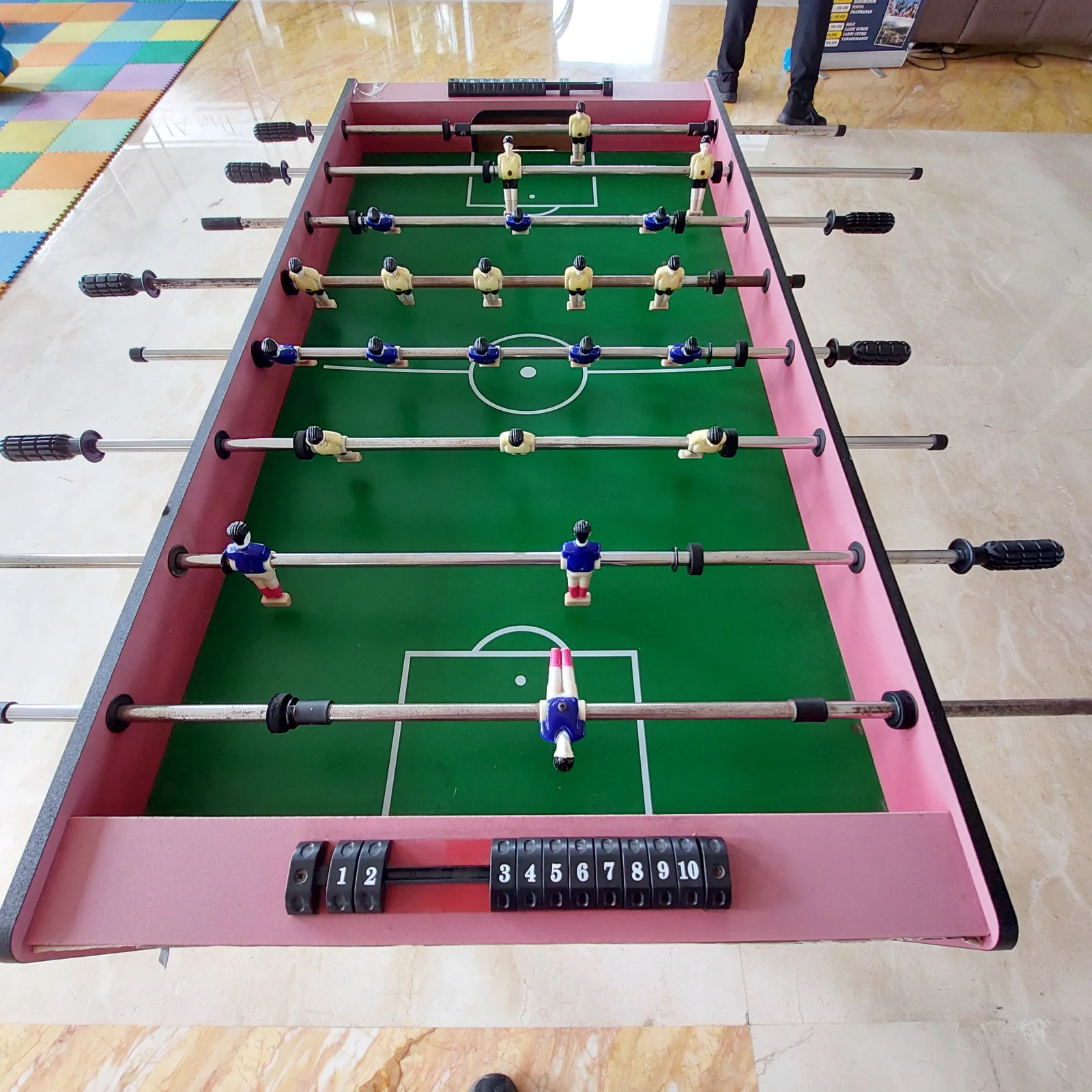 IkFoosball-Poignée de rechange pour football de table, accessoire en plastique noir, pièce de rechange