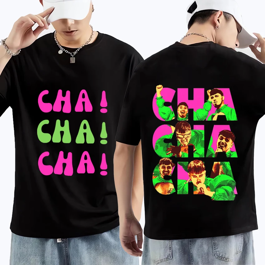 Hot Rapper Käärijä Cha Cha Cha Graphics T Shirts Men Women Y2k Aesthetics Oversized T-shirt Fashion Trend Cotton Unisex Tees