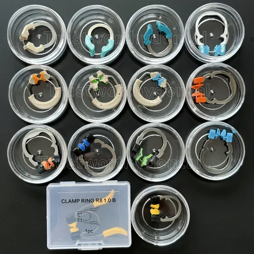 Imagen 2 del producto Anillo de matriz seccional Dental, bandas de matriz, anillo de abrazadera para escalar, ajuste de guarnición Palodent V3, triodente ni-ti, pinza 3D pediátrica para adultos