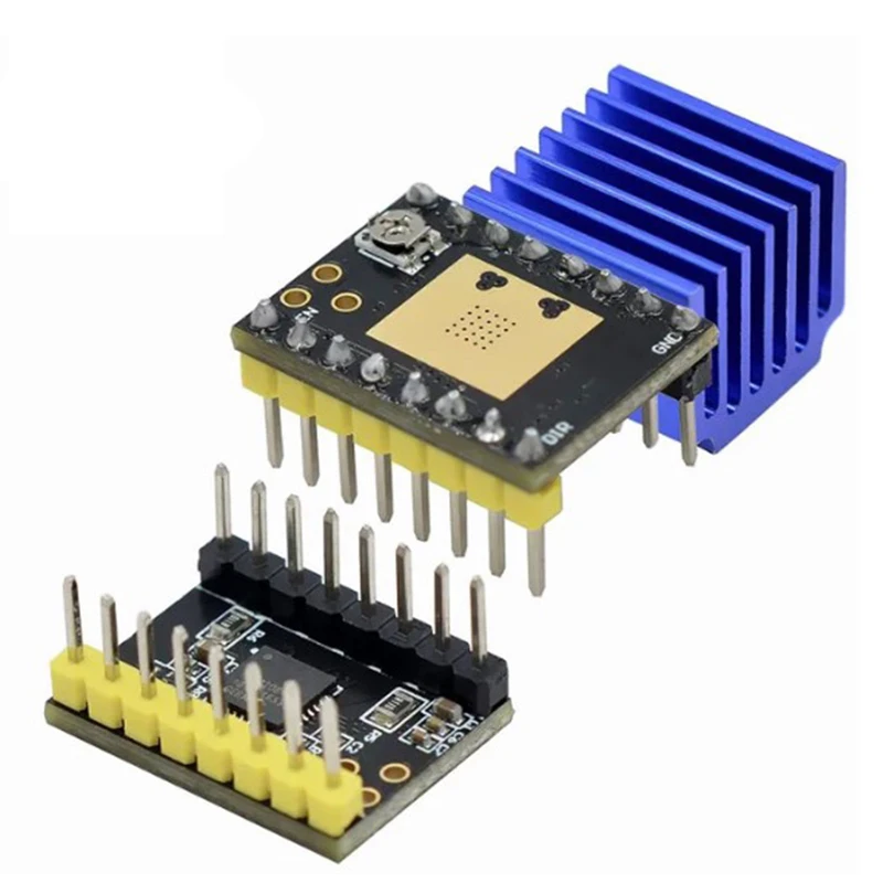 TMC2209 TMC2208 With Heat Sink Stepper Motor Driver StepStick 3d Printer Parts 2.0 Or 2.5A 256 Subdivision Silent Printing