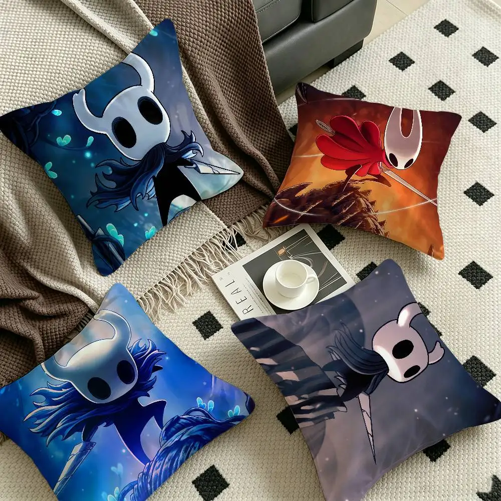 Hollow K-Knight Game Cushion Cover Inches Farmhouse Decor Home Throw Pillow Covers for Couch Decorations