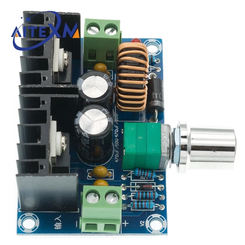 XH-M401 DC-DC Step Down Buck Converter Power Supply Module XL4016E1 PWM Adjustable 4-40V To 1.25-36V Step Down Board 8A 200W