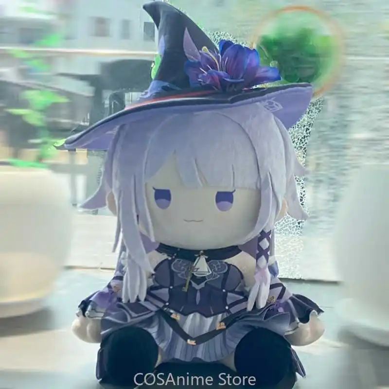 

Game Honkai: Star Rail Herta Cosplay Plush Stuffed Cotton Cute Change Clothes Body Dress Up Pillow Cushion Figure 40CM Xmas Gift