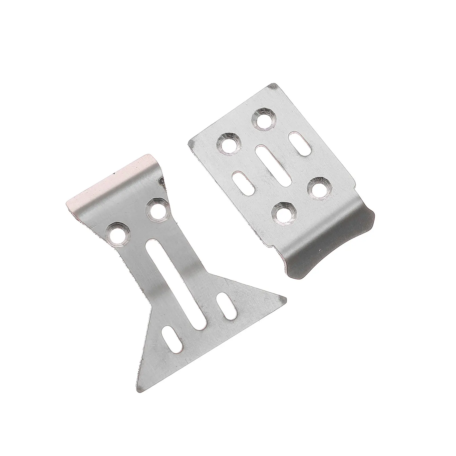 Protetor de armadura de chassi de placa antiderrapante de aço inoxidável para losi 1/24 micro-b buggy acessório de atualização de metal