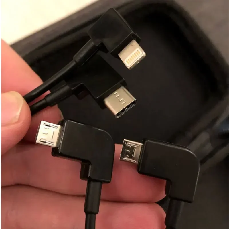 OTG Data Cable สําหรับ DJI Mavic 2 Pro Zoom Mini SE Spark Mavic AIR Drone IOS type-C Micro-USB อะแดปเตอร์เชื่อมต่อสายไฟแท็บเล็ตโทรศัพท์