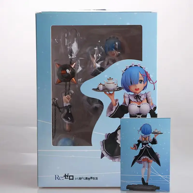 Anime PVC Figure - Re:Life in a Different World from Zero Series Rem & Ram Cute Girl Maid Decorative Collectible Toy for Fans view 5