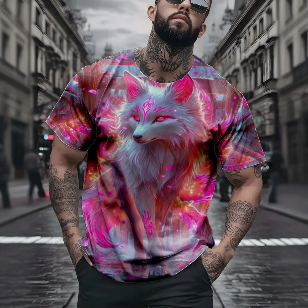 

Decorate laptops, Hydro Flasks, cars and more with… 2025 New Arrival Fashion Men's Short Sleeve All Over Print T Shirt Uniqu