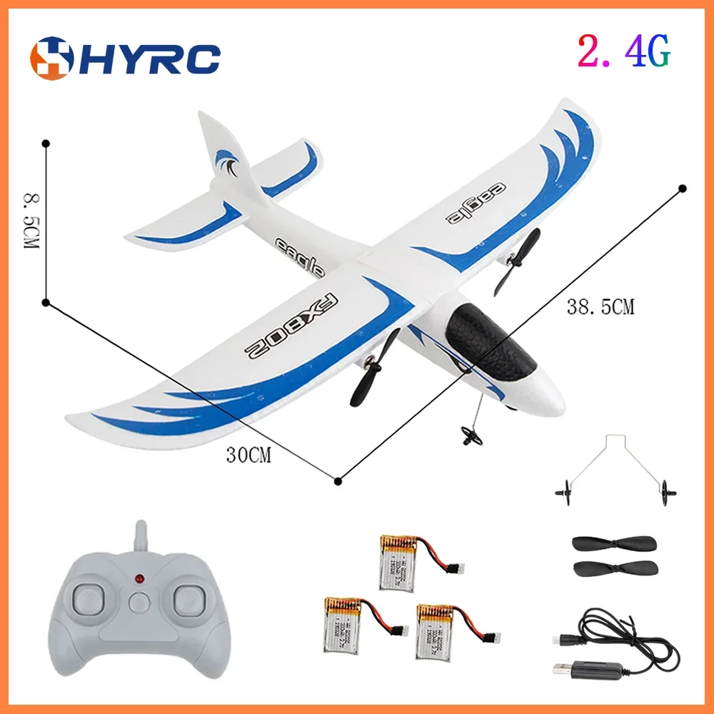 HYRC Beginner RC Plane Kit FX802 Cassna 182 Remote Control Airplane Electric Glider 2.4G Radio Aircraft Powerful Motor Toy Gifts