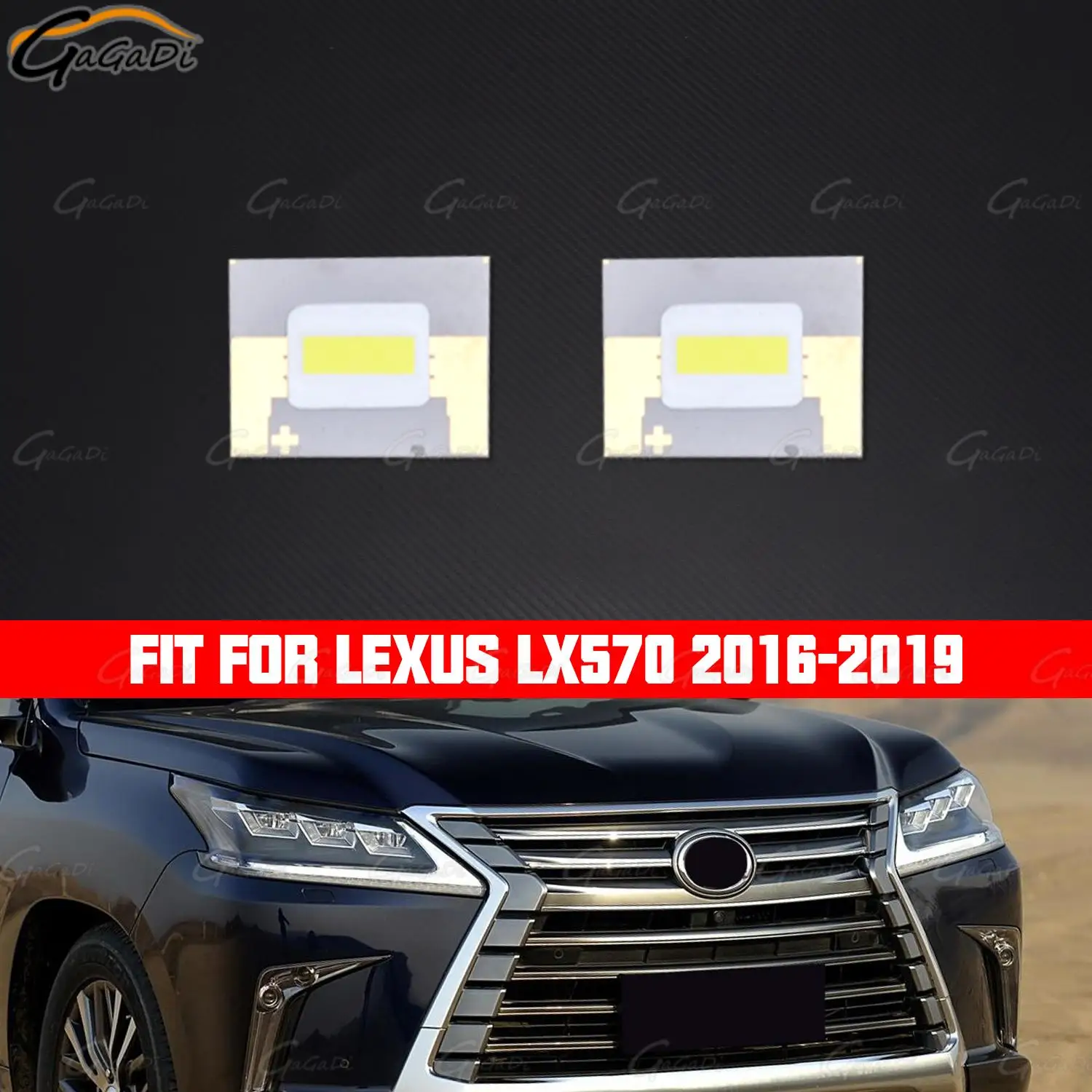

Подходит для Lexus LX570 2016 2017 2018 2019, абсолютно новая чип-плата, направляющая полоса дневных ходовых огней, печатная плата, плата источника света
